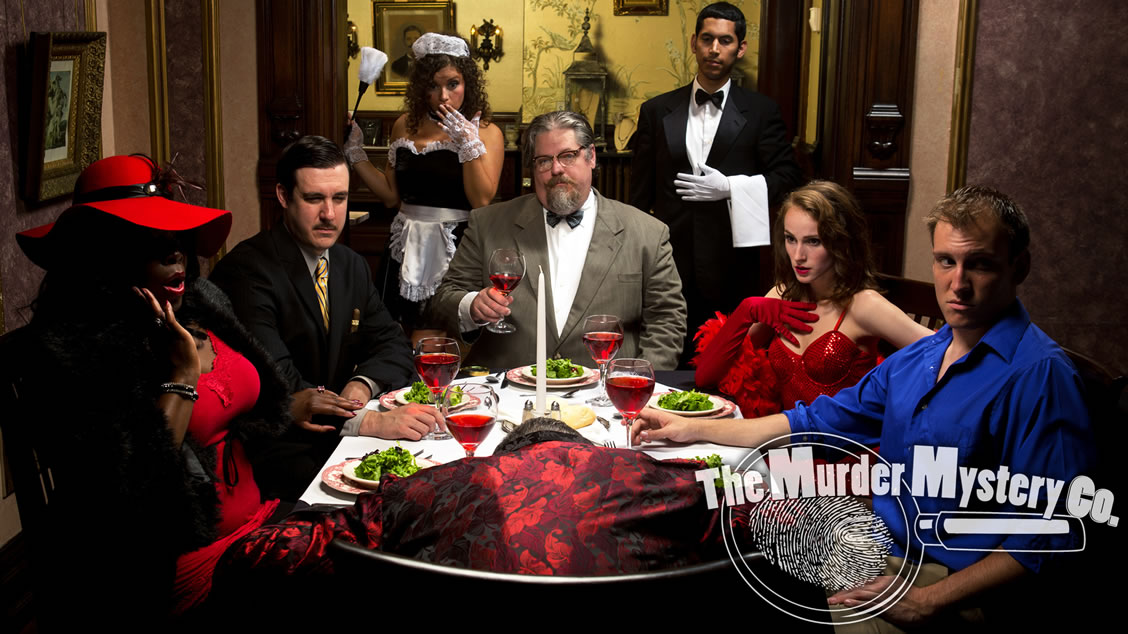Columbus murder mystery party themes